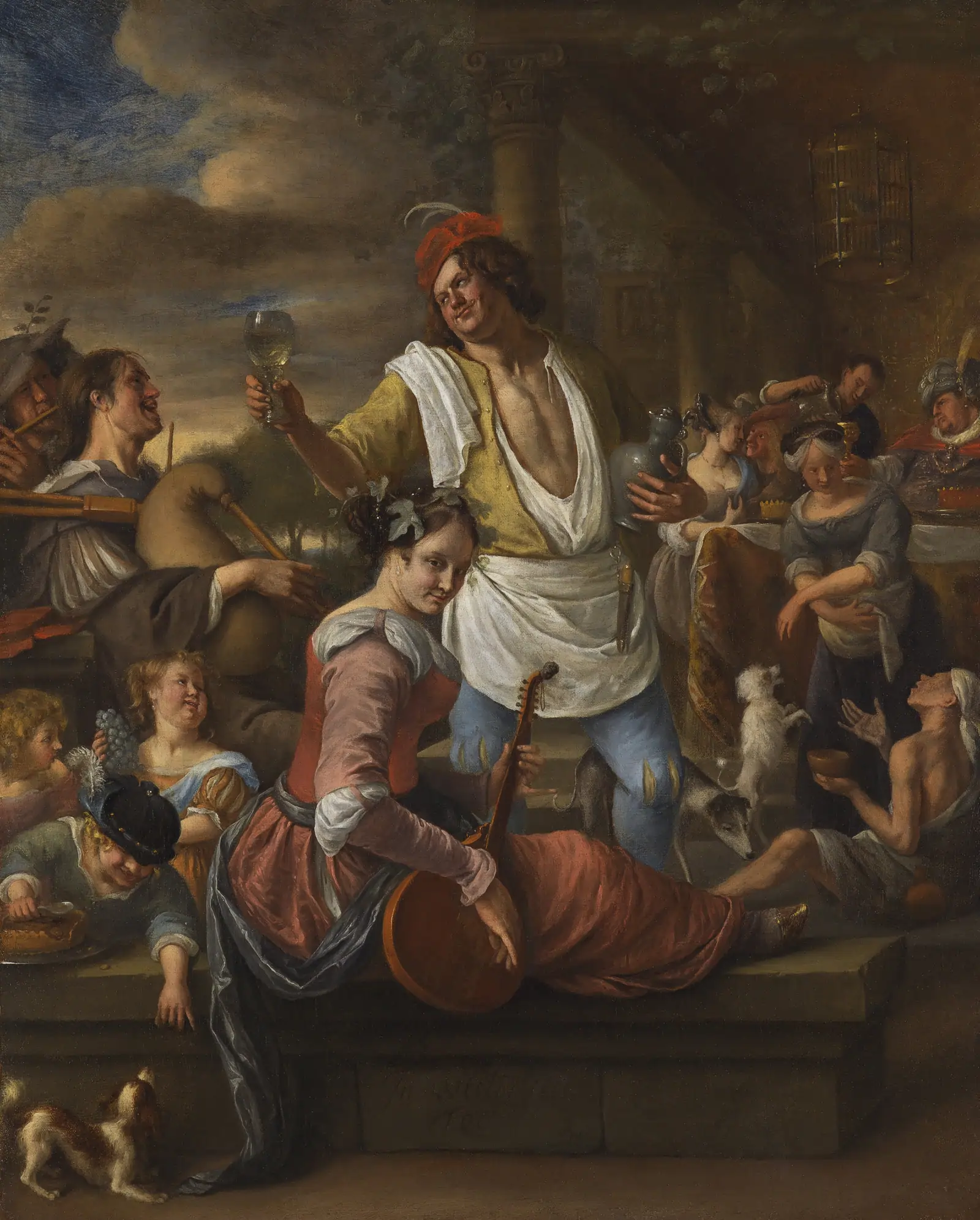 The Parable of the Rich Man and Lazarus, a painting by Jan Steen