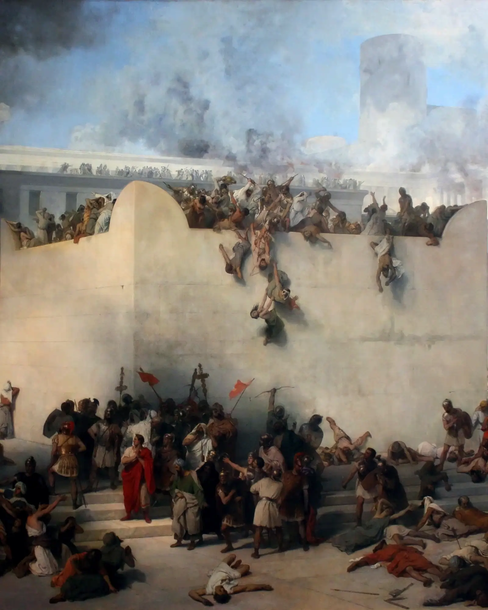 The Destruction of the Temple of Jerusalem by Francesco Hayez