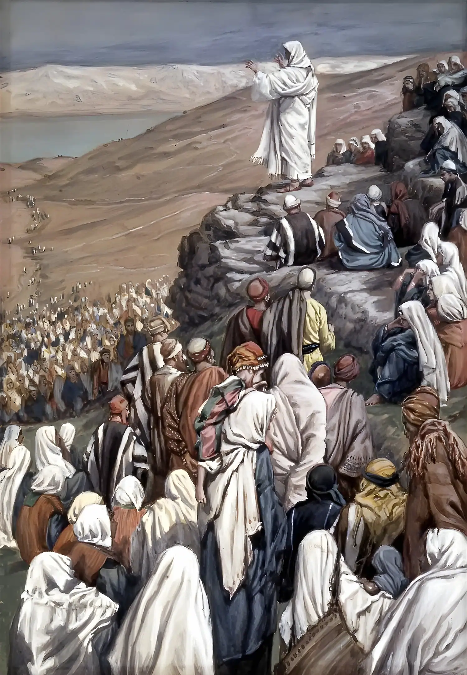 The Sermon of the Beatitudes (La sermon des béatitudes) by James Tissot