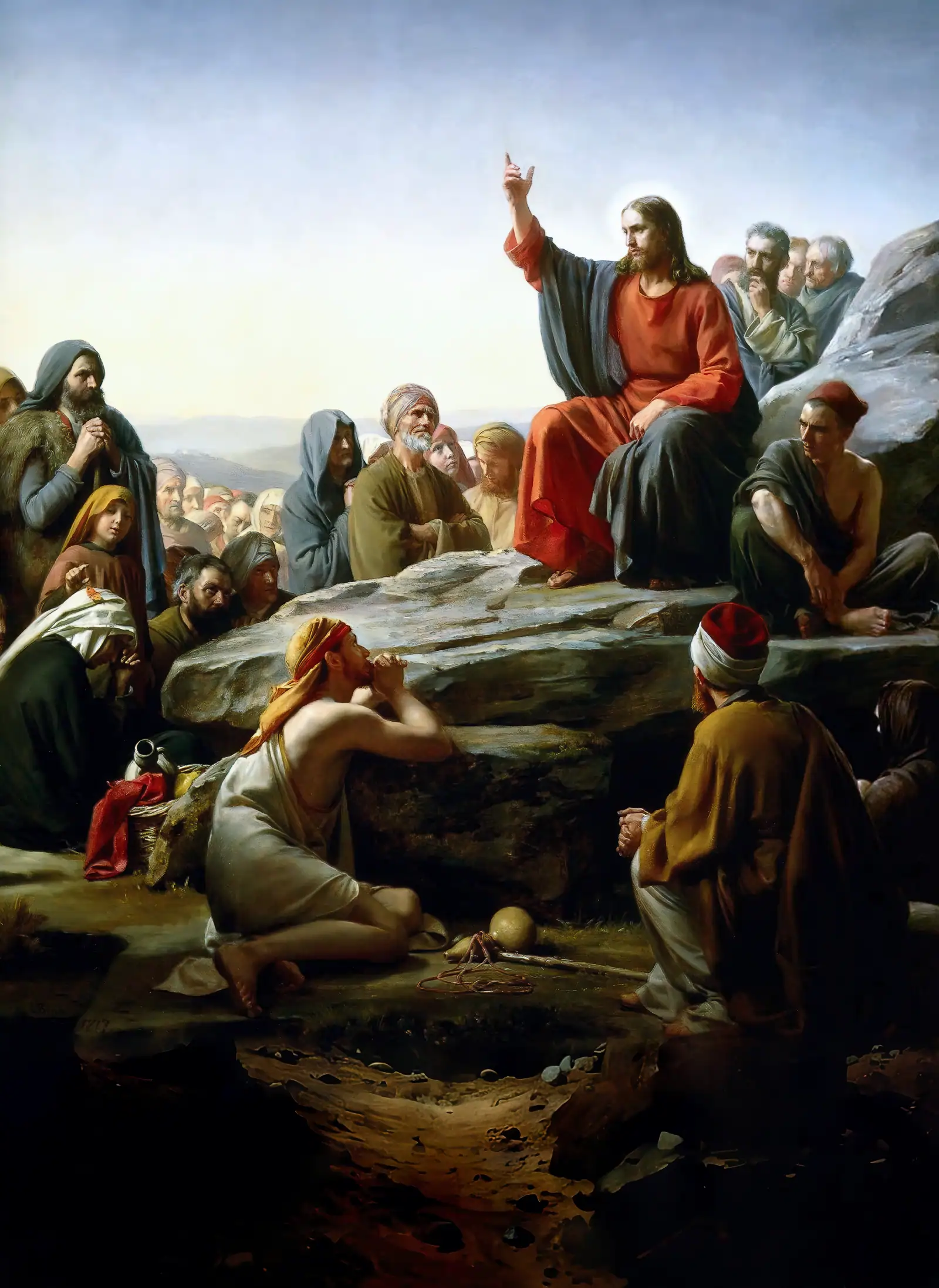 The Sermon On the Mount by Carl Bloch