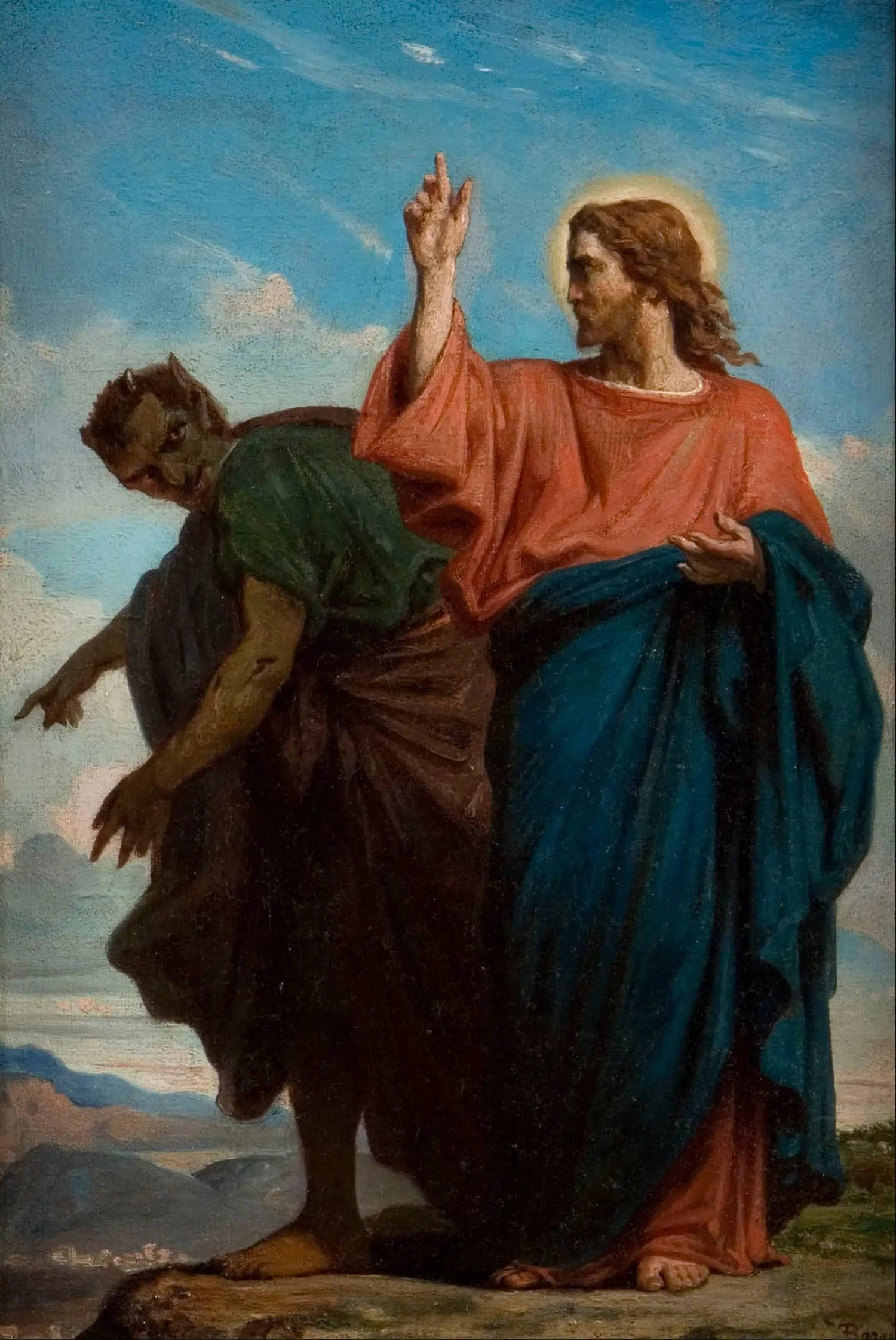 The Temptation of Christ by the Devil by Félix Joseph Barrias