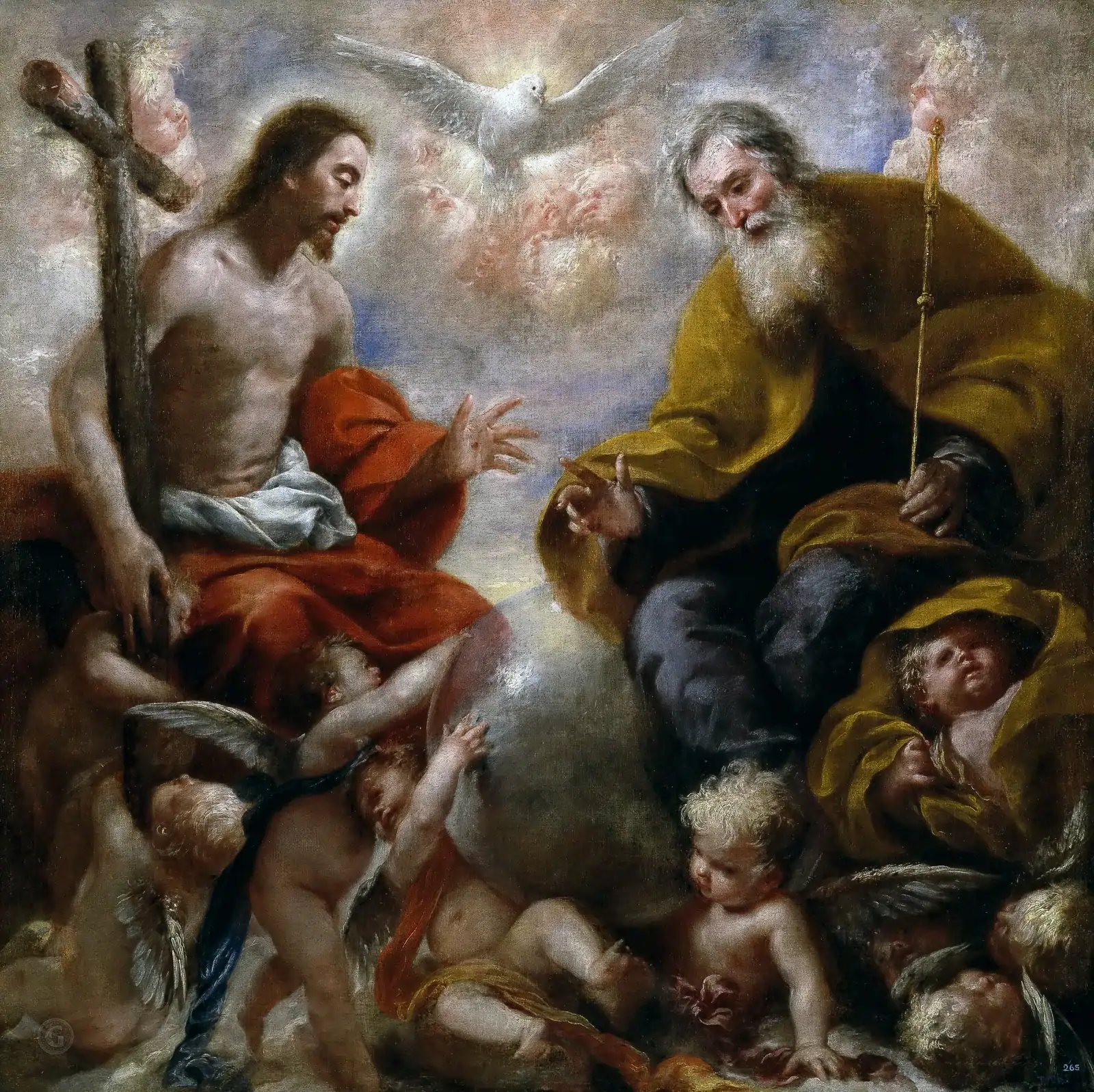 The Holy Trinity by Francisco Caro