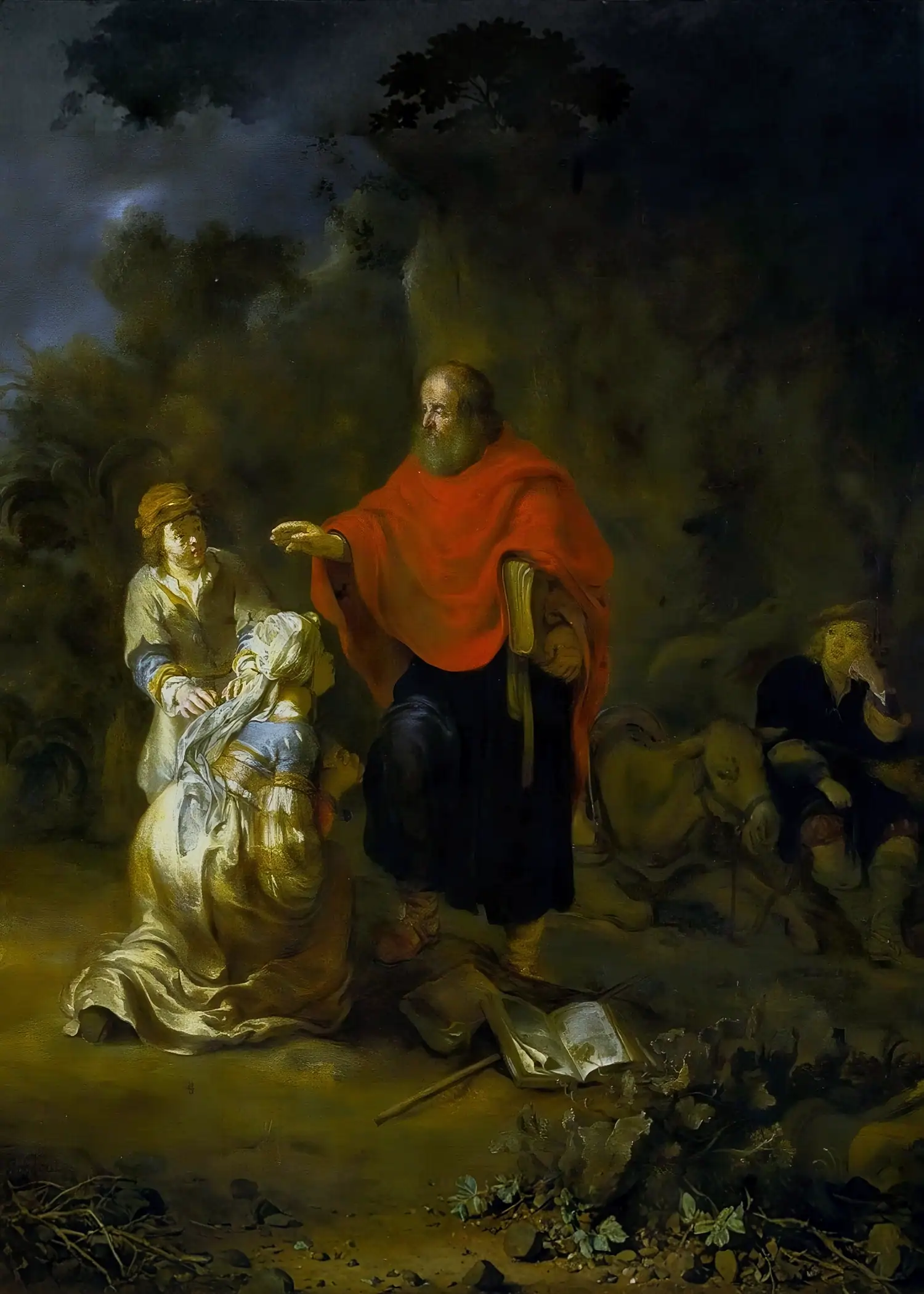 Elisha and the Shunammite woman by Gerbrand van den Eeckhout