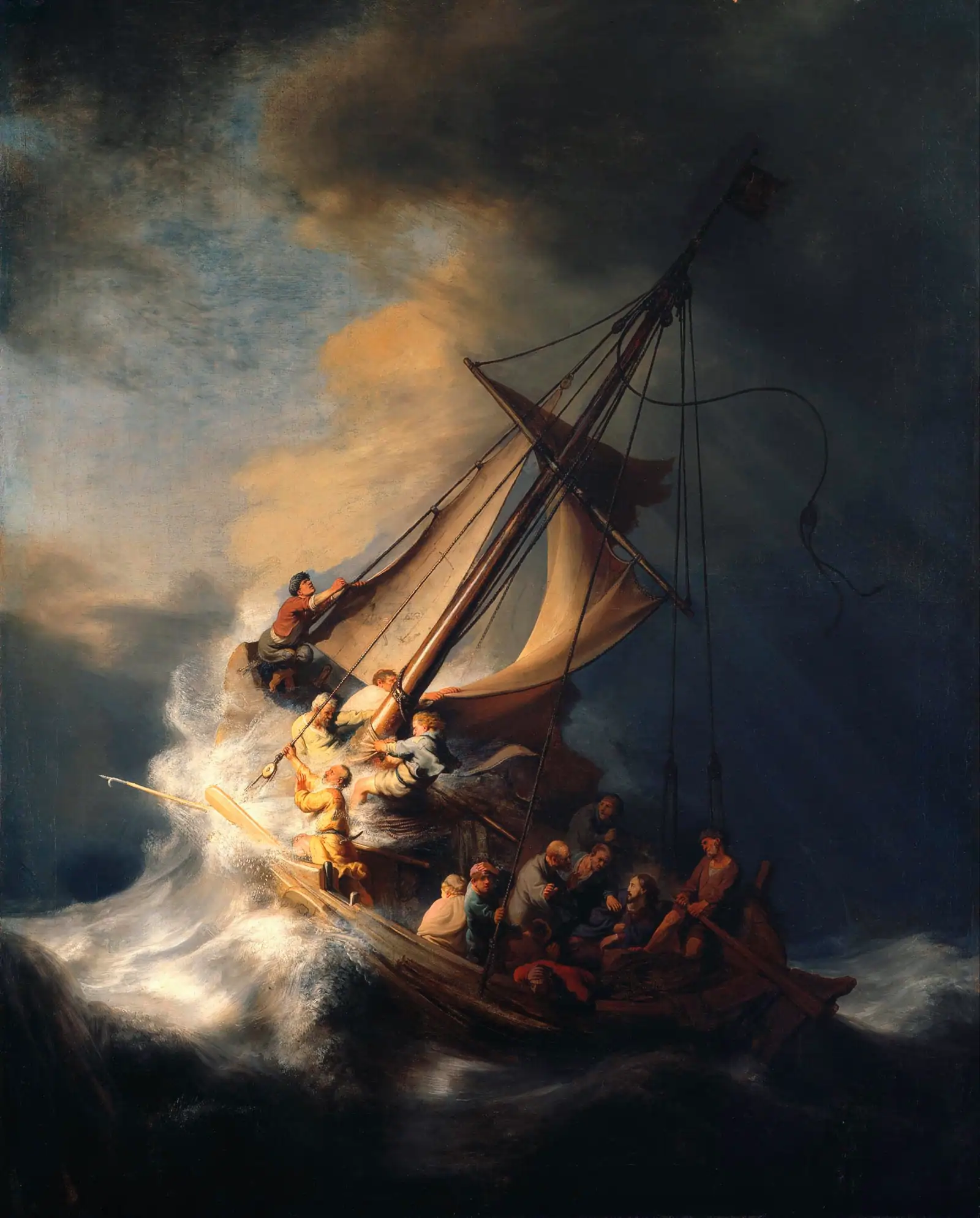 Christ in the Storm on the Lake of Galilee ~ Rembrandt