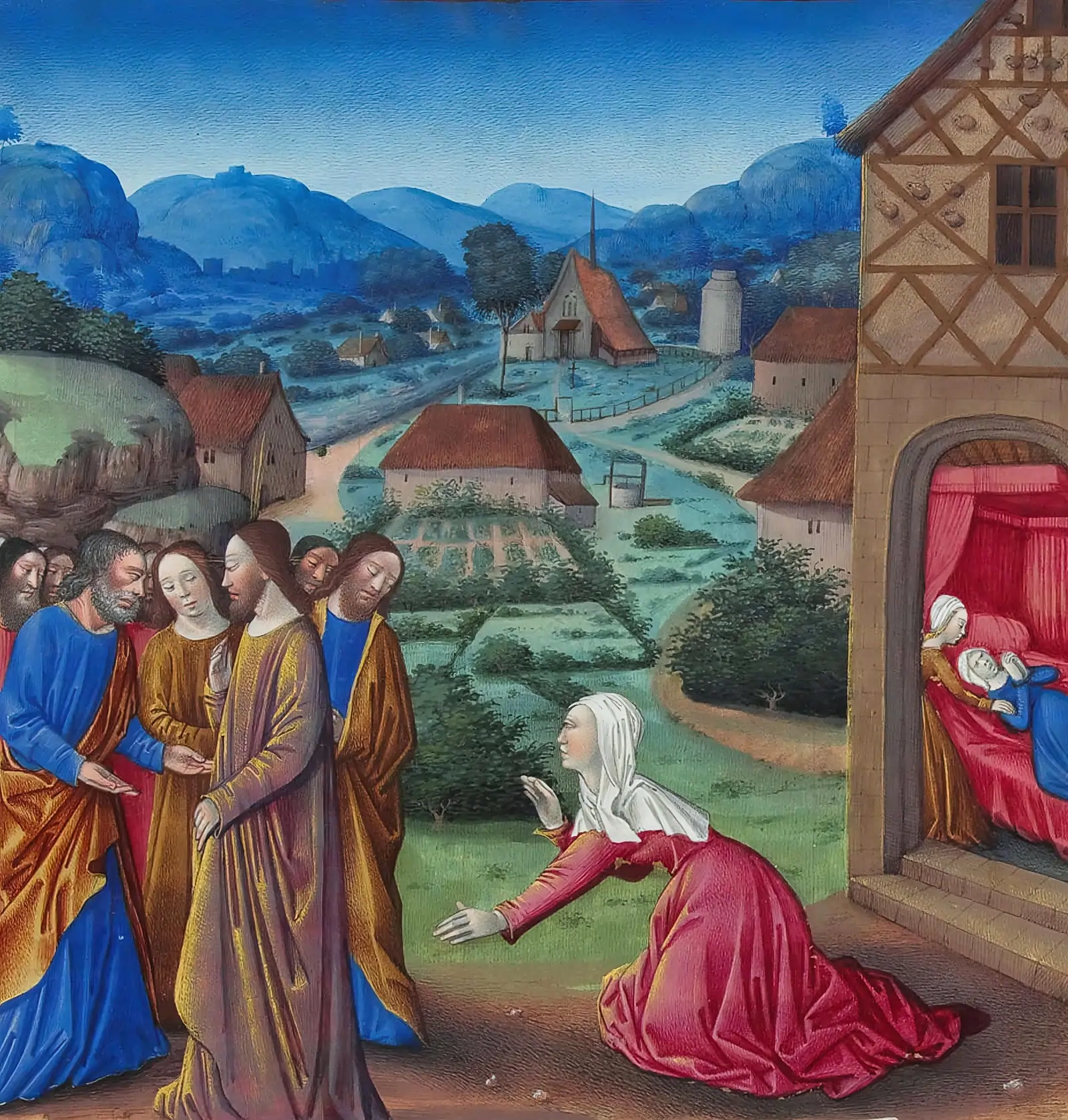 The Canaanite Woman - Les Très Riches Heures du duc de Berry