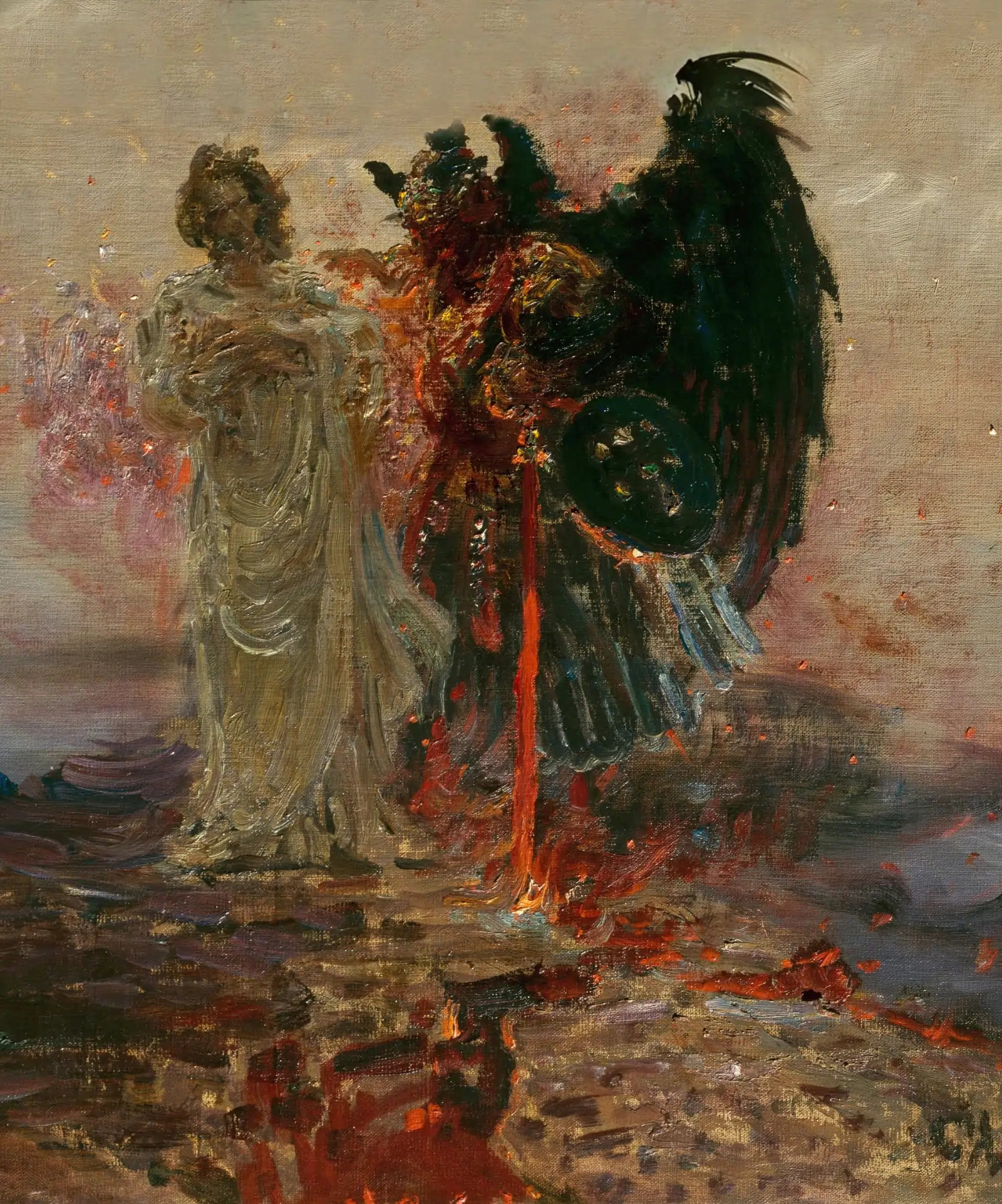 Get Thee Behind Me, Satan by Ilya Repin