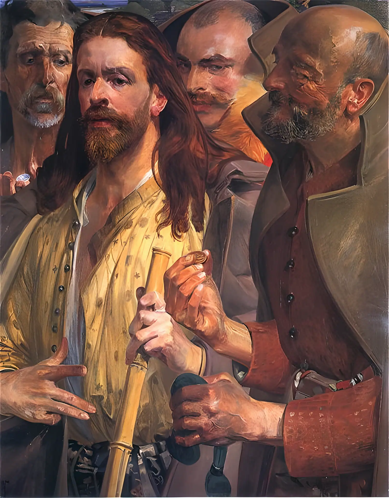 The Tribute Money by Jacek Malczewski