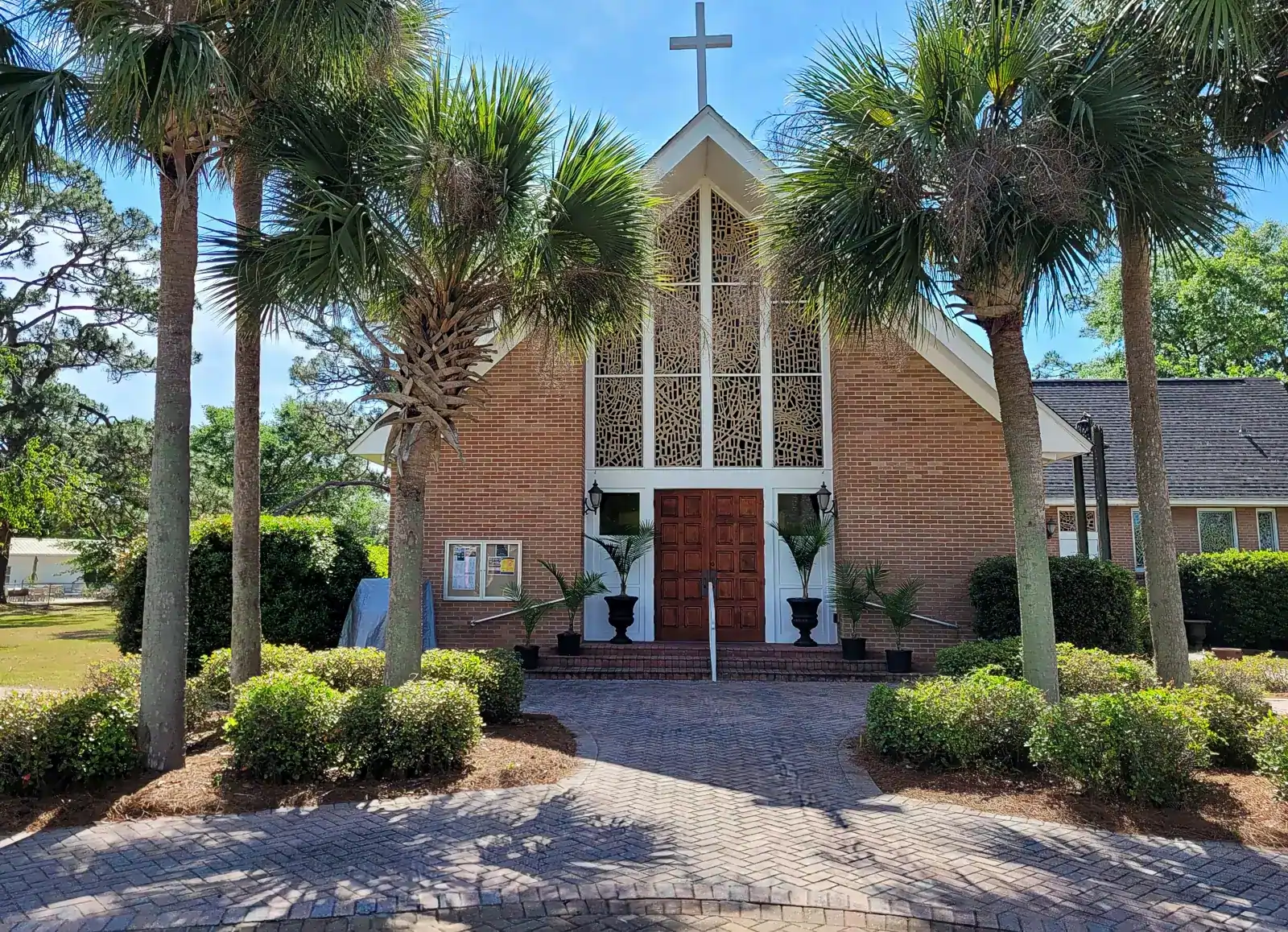 A front view of St. Joseph Catholic Church