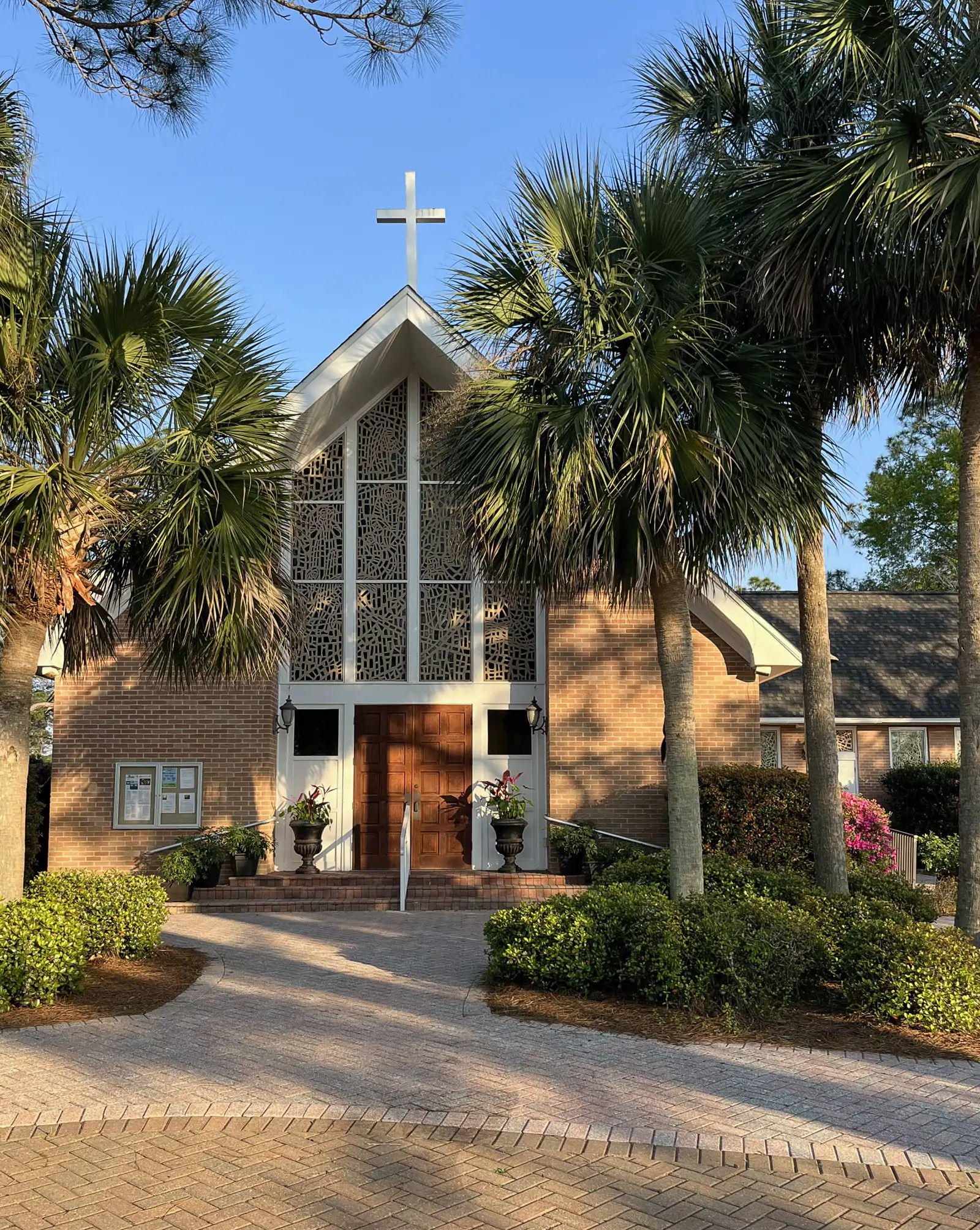 A front view of St. Joseph Catholic Church